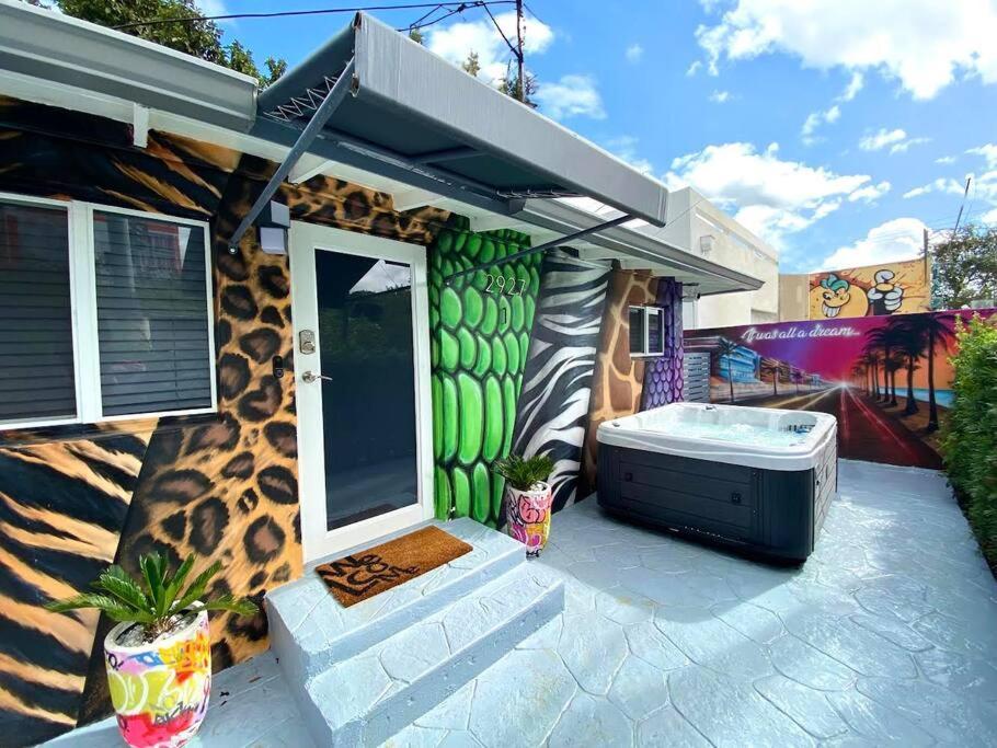 Unique Miami Art Escape W/ Hottub, Arcade & Murals Exterior foto